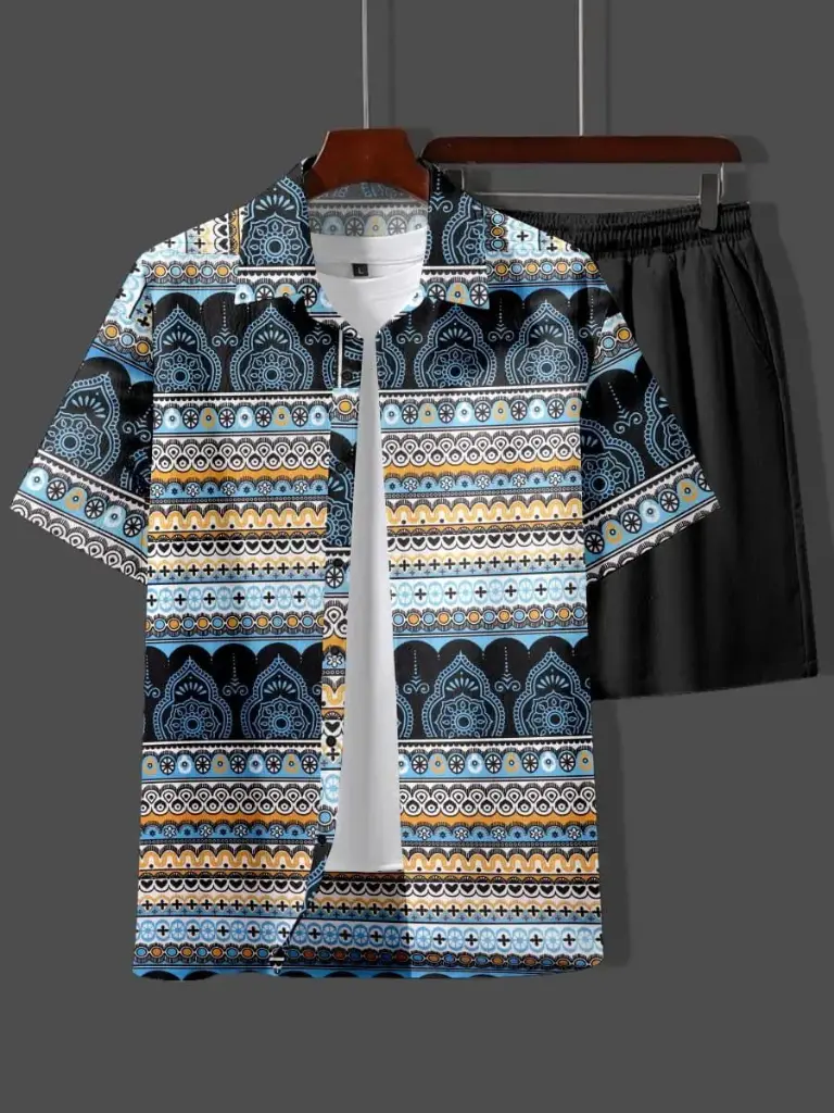 Special Summer Men's Shirt & Shorts Combo