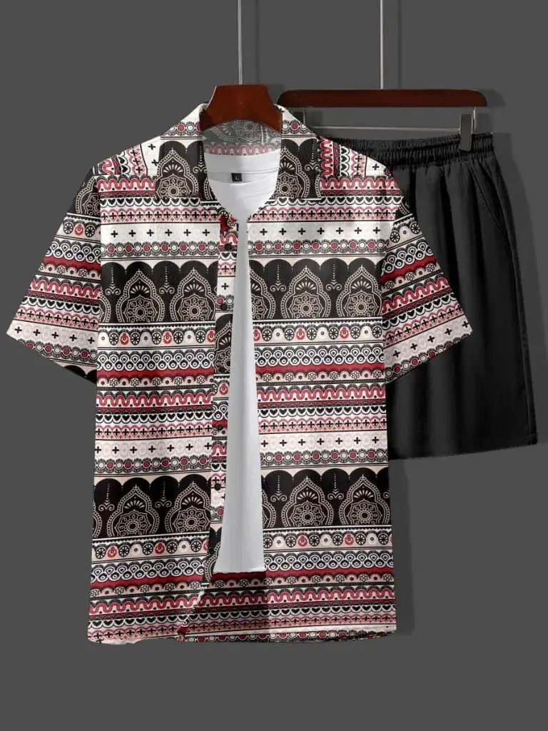 Special Summer Men's Shirt & Shorts Combo