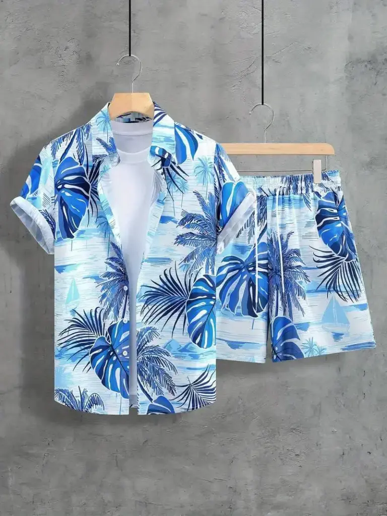 Special Summer Men's Shirt & Shorts Combo
